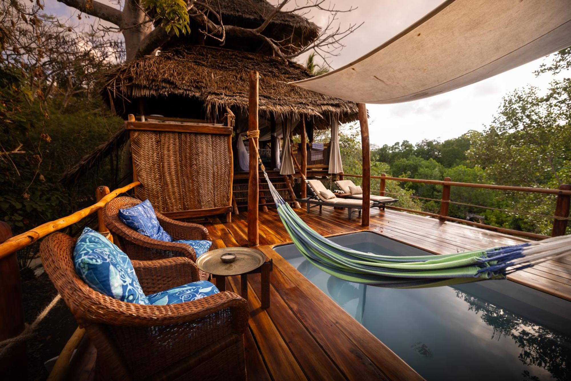 Chole Mjini Treehouses Lodge Utende Экстерьер фото